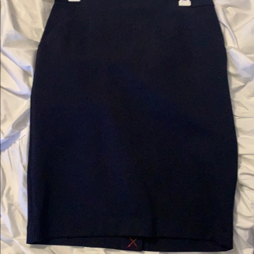 Navy skirt